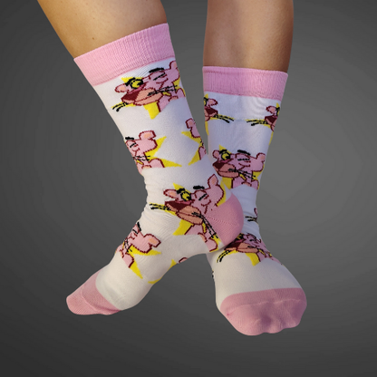 Medias largas premium pantera rosa