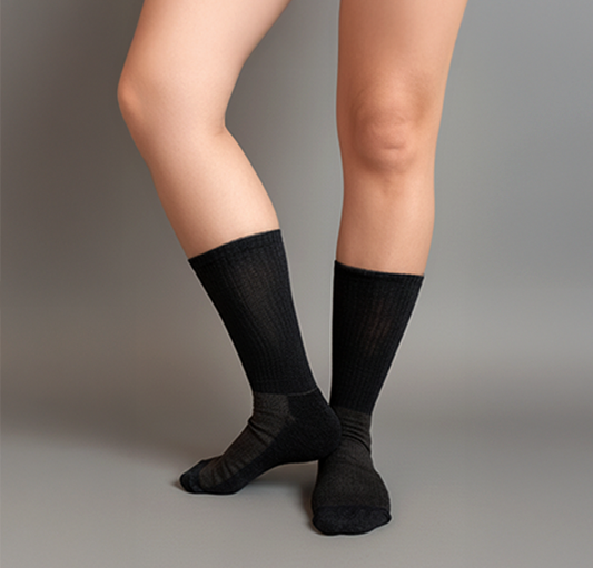 Medias para botas, color negro